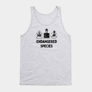 Stick Shift - Endangered Species - Manual Transmission Humor Tank Top